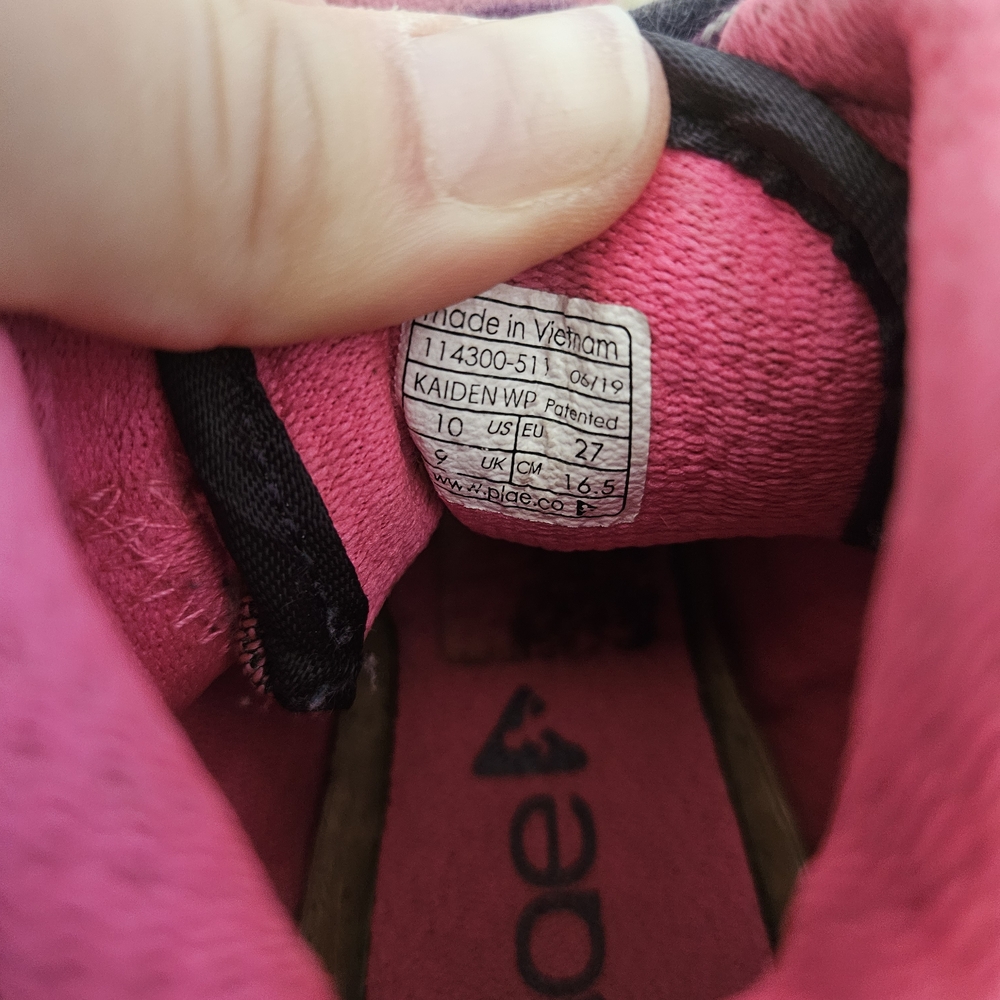 PLAE Pink Kids Sneakers